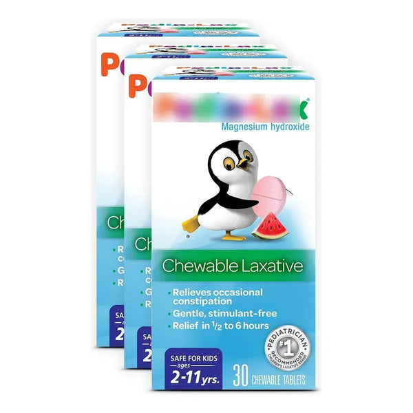 Tabletas Masticables Laxantes Para Niños De 2 A 11 Años Sabor Sandía