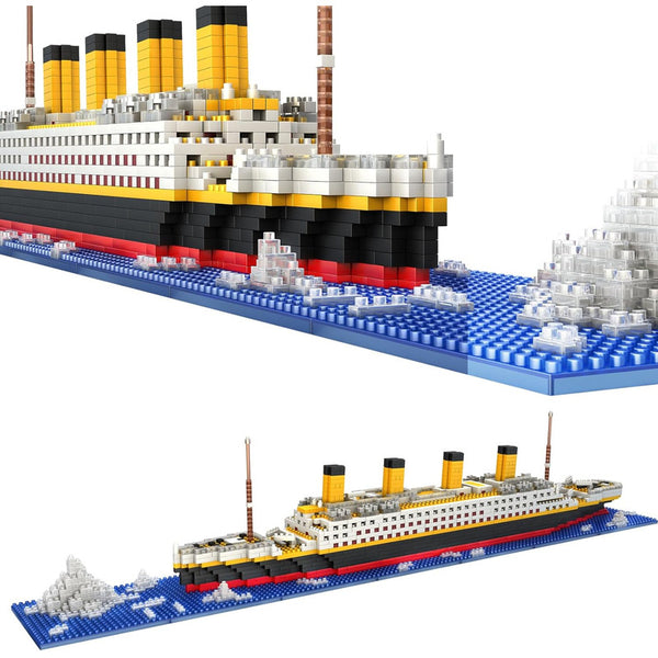 Juego De Bloques Titanic Micro 1860 Piezas Réplica Barco 3D Educativo