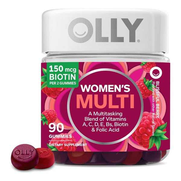 Gomitas Multivitamínicas OLLY Para Mujer Con Vitaminas A D C E Sabor Bayas