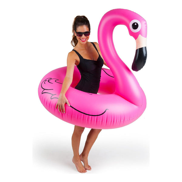 Flotador Pink Flamingo Inflable Para Piscina 4 Pies Resistente y Duradero