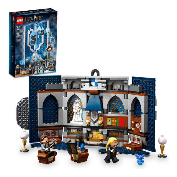 Harry Potter Ravenclaw House Banner Kit 76411 3D Decoración Pared con Minifiguras