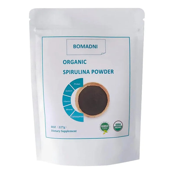 Polvo De Espirulina Orgánica 227 Gramos Superalimento Verde