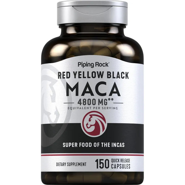 Cápsulas De Raíz De Maca 4800 Mg 150 Unidades Suplemento Sin Omg