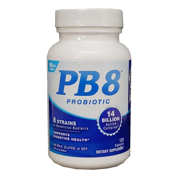 Capsulas De Acido Lactico Pb 8 Acidophilus 120 Para Equilibrio