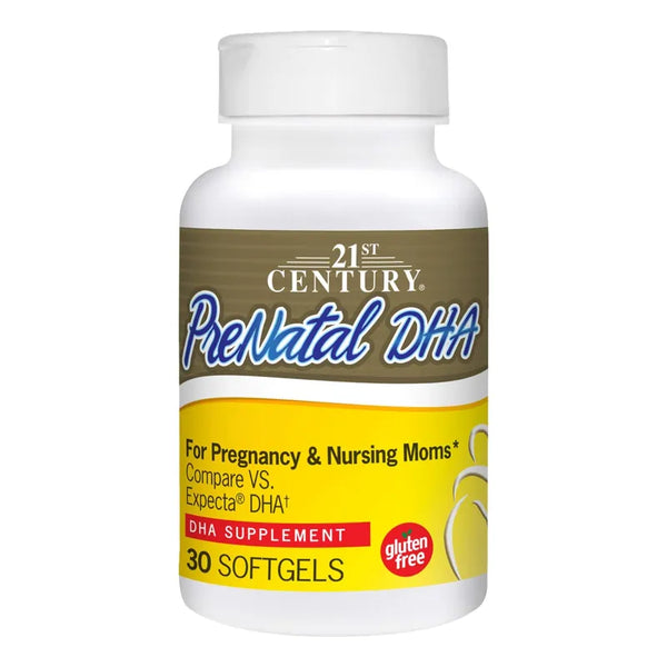 Capsulas Blandas Dha Prenatal 21st Century Para Embarazo Salu