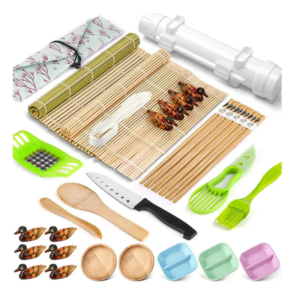Kit De Preparación De Sushi 28 Piezas Facil Uso En Casa