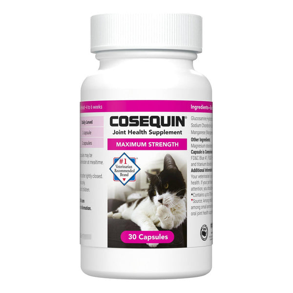 Cápsulas Nutramax Cosequin Para Gatos Salud Articular Con Glucosamina