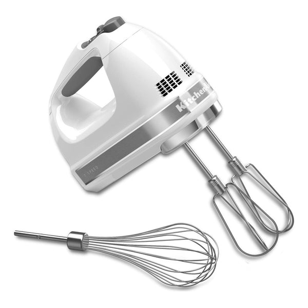 Batidora Manual Digital Kitchenaid Khm7210w De 7 Velocidades Blanca