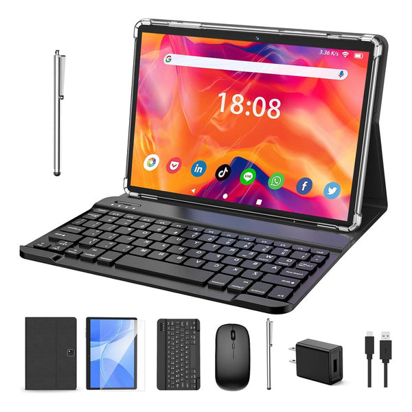Tablet Android 10 Pulgadas 6GB RAM 2 En 1 Con Teclado Tablet