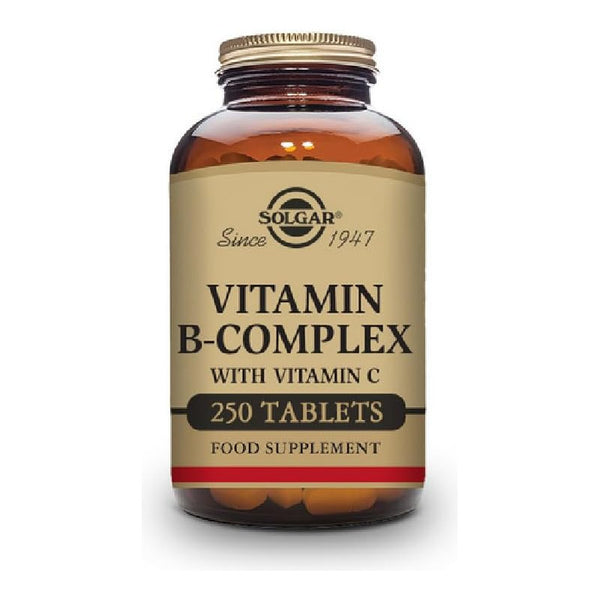 B Complex Con Vitamina C Stress Formula De Solgar 250 Tabletas Energía Y Bienestar
