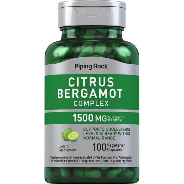 Extracto De Bergamota Citrica 1500 Mg 100 Capsulas Complejo Beneficios Naturales