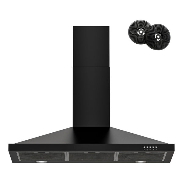 Campana Extractora Firegas Negra 36 Pulgadas Cocina Silenciosa Eficiente