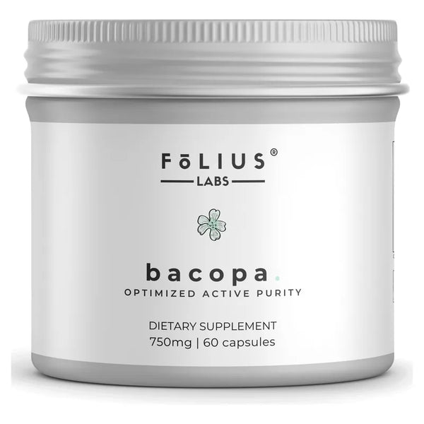 Capsulas Bacopa Monnieri 750Mg 40 Bacosides 60 Unidades Concentracion Optima