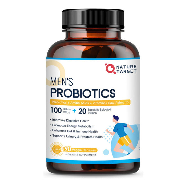 Probióticos Para Hombres Salud Y Cuidado Digestivo 90 Cápsulas