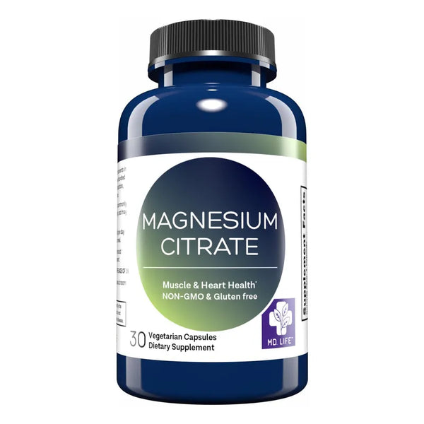 Capsulas De Citrato De Magnesio 250 Mg 60 Unidades Mejora Tu Salud Cardiovascular