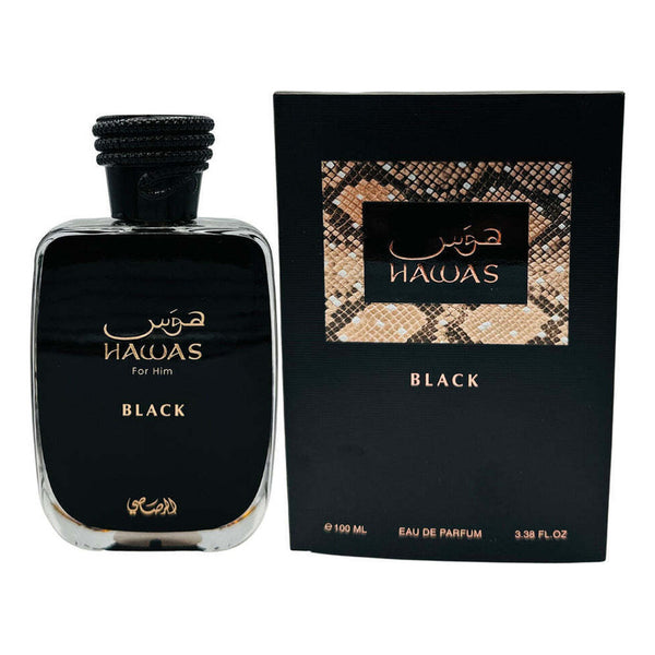 Hawas Black 100ml Eau De Parfum Fragancia Intensa Y Duradera