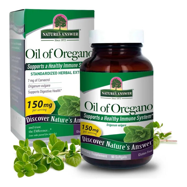 Capsulas De Aceite De Orégano Refuerzo Inmunológico 90 Unidades