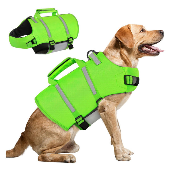 Chaleco Salvavidas Aofitee Para Perros Con Alta Flotabilidad Reflectante