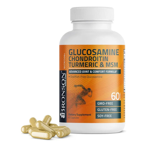 Formula Avanzada Glucosamina Condroitina Curcuma Msm Para Articulaciones Saludables