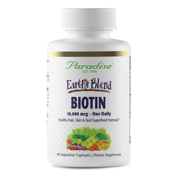 Biotina Para Cabello Piel Uñas Salud Integral 90 Cáps Earths Blend
