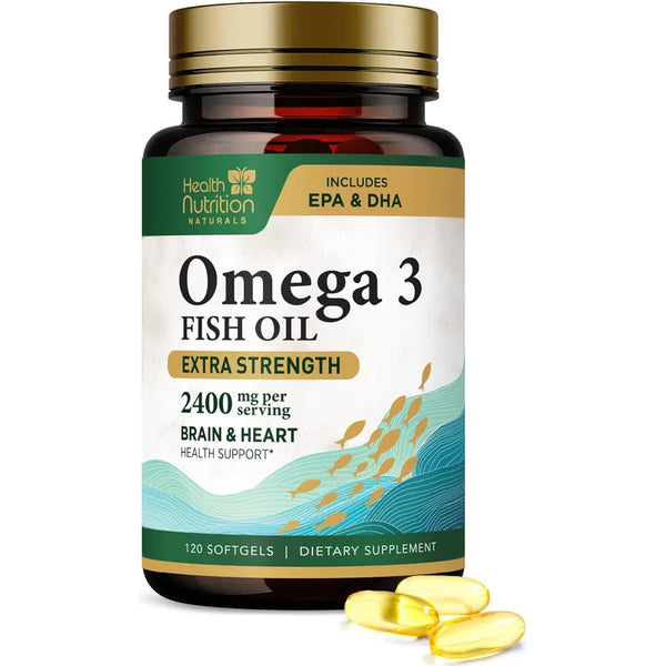 Aceite De Pescado Omega 3 Para Corazón Y Cerebro Saludable