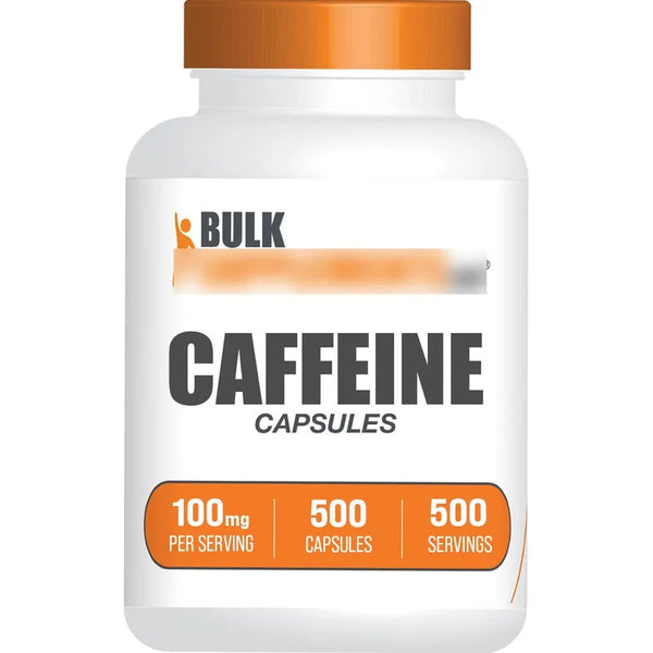 Capsulas De Cafeina 100 Mg Para Energia Potente Paquete De 500 Unidades