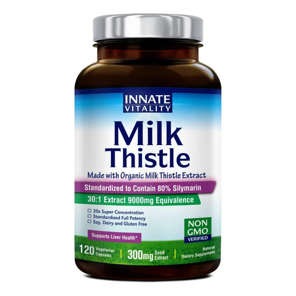 Cardo Mariano Innate Vitality Suplemento Para Desintoxicación Hepática