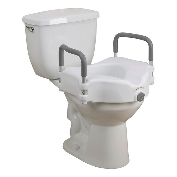 Asiento Elevador Para Inodoros Con Brazos Acolchados De Drive Medical