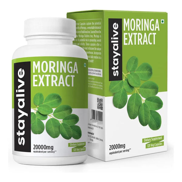 Capsulas De Moringa Pura 20000 Mg 120 Pastillas Apoyo Inmuno