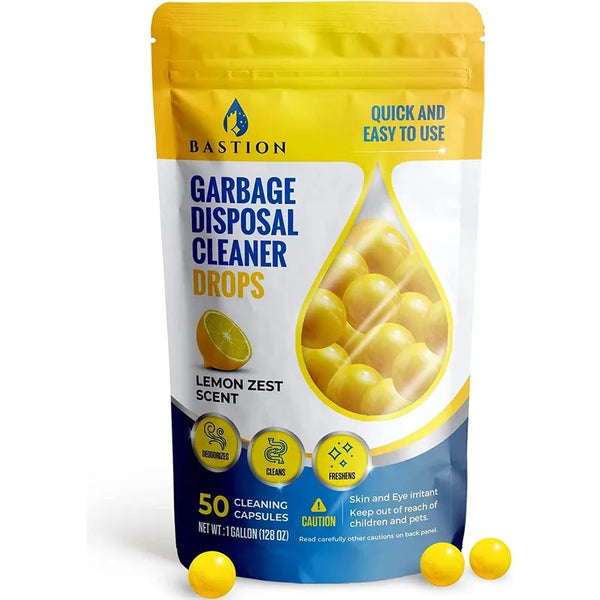 Limpiador Desodorizante 50 Cápsulas Aroma Cáscara De Limón
