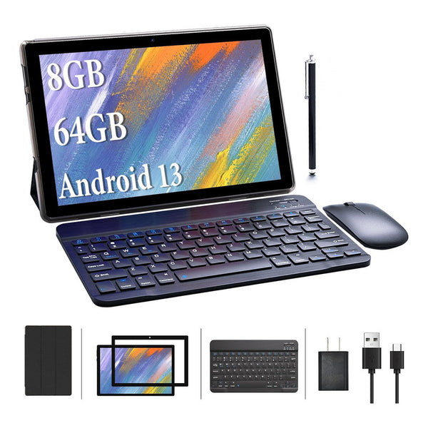 Tableta 2 En 1 10 Pulgadas Con Teclado Y Memoria Expandible