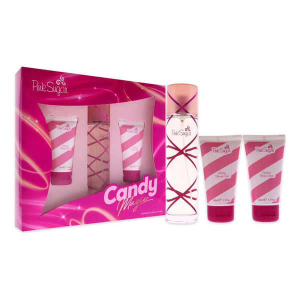 Set De Regalo Pink Sugar Aquolina De 3 Piezas Con Fragancia Dulce Y Cuidado Corporal