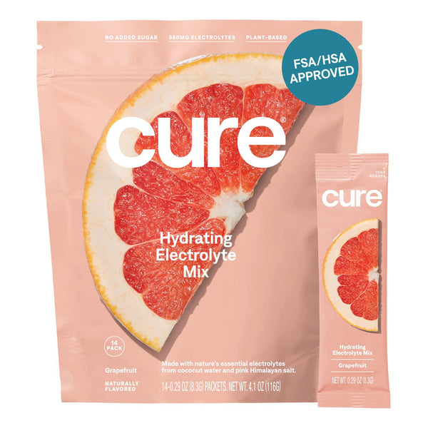 Electrolyte Mix Cure Hidratación Alivio Potente Hidratación Sin Azúcar
