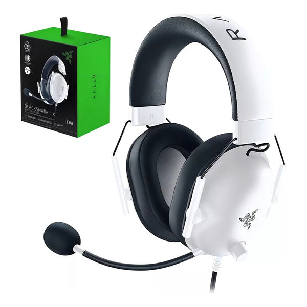 Diadema Blackshark V2 X Gaming Blanco de Razer Sonido Envolvente