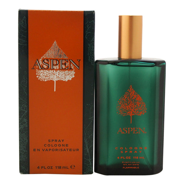 Coty Aspen By Coty Para Hombre Aerosol EDC 4 Onzas Frescura y Sofisticación