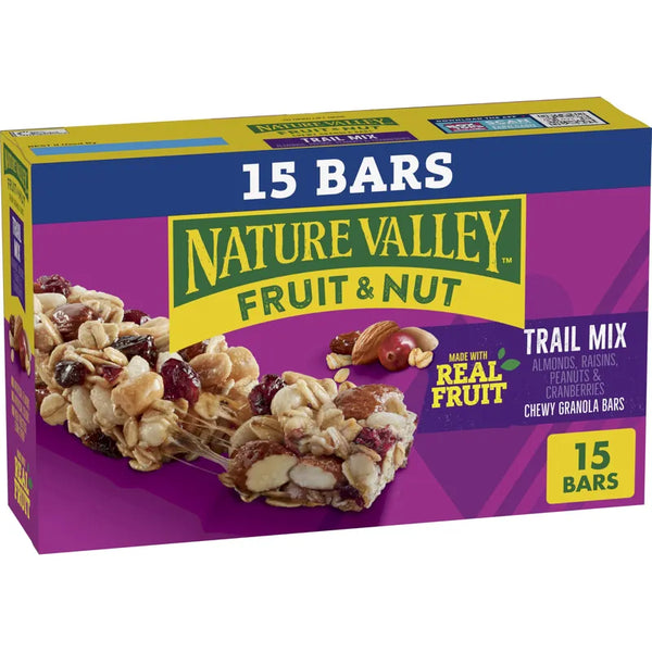Barras De Granola Frutas Y Nueces Mezcla Deliciosa 15 Unidades Energía Natural