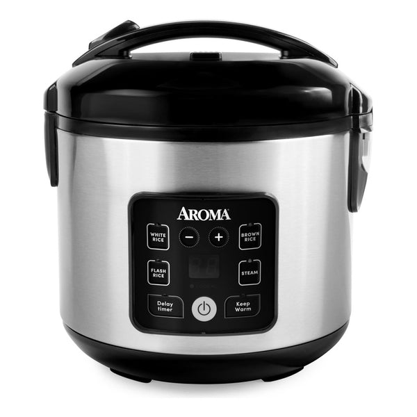 Arrocera Y Vaporera Digital Aroma Corecoat Cocina Granos Saludables