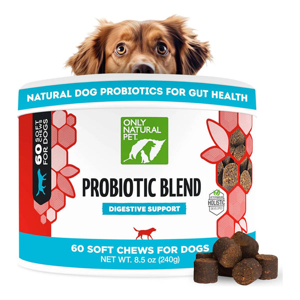 Suplemento Probiótico Masticable Solo Natural Pet Para Perros Y Gatos