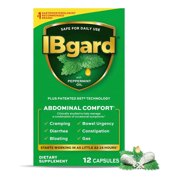 Capsulas Aceite De Menta Comodidad Abdominal 12 Capsulas