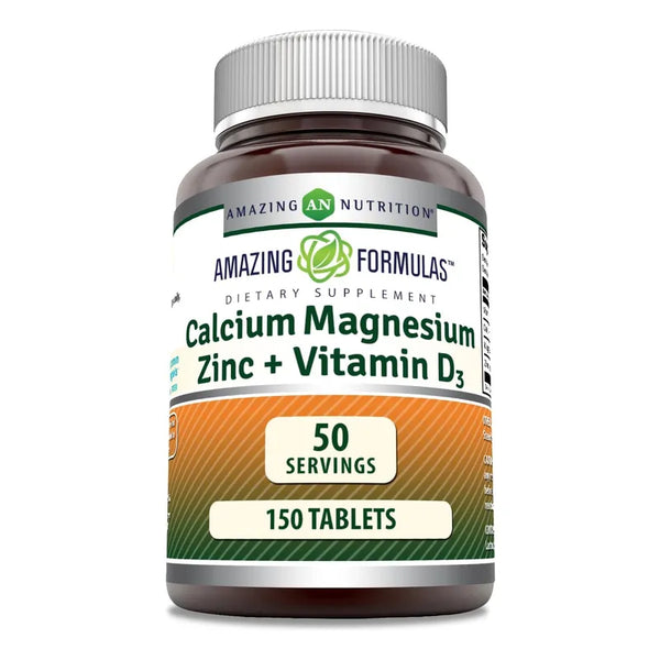 Calcio Magnesio Zinc D3 Tabletas Potente Suplemento Importado