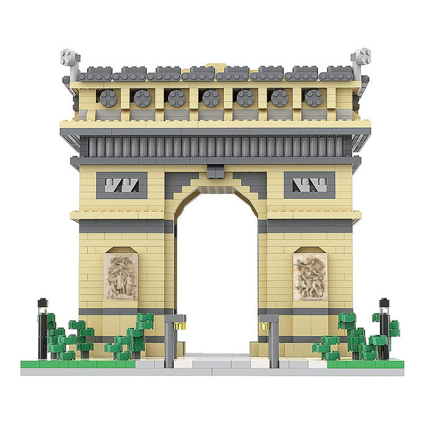 Dovob Architecture Arc De Triomphe Micro Building Blocks Set Réplica Detallada Para Adultos y Niños