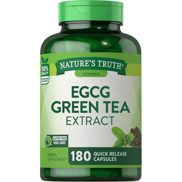 Capsulas Extracto De Te Verde Egcg 180 Unidades Antioxidante Nature'S Truth