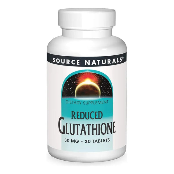 Glutatión 50mg Apoyo Hepático Suplemento 30 Tabletas Source Naturals