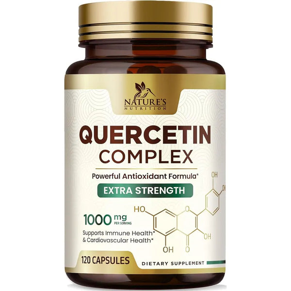 Capsulas De Quercetina 500mg Suplementos Antioxidantes Sin Gluten