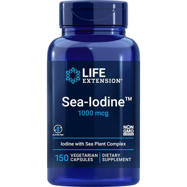 Capsulas De Yodo Marino Life Extension Suplemento Natural Vegano