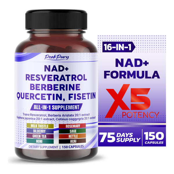 Nad Trans Resveratrol 9000 Mg Suplemento Natural Hecho En Usa