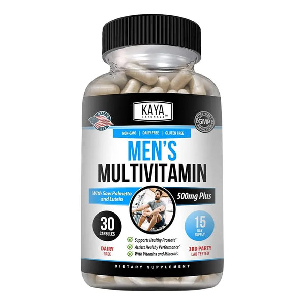 Multivitaminico Diario Para Hombres Salud Prostata Con Vitaminas y Minerales