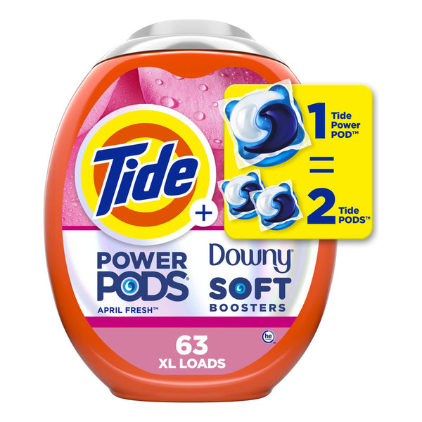 Tide Power Pods 2 En 1 Con Downy Detergente En Cápsulas Suavidad Y Frescura