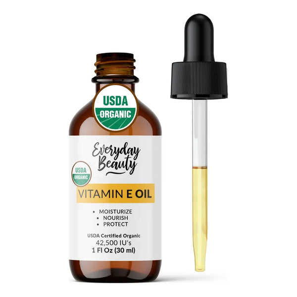 Aceite Organico Vitamina E Hidratante Para Cara Piel Y Cabello
