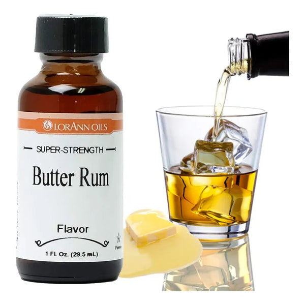 Aceite Saborizante Mantequilla Ron 30ml De Lorann Oils